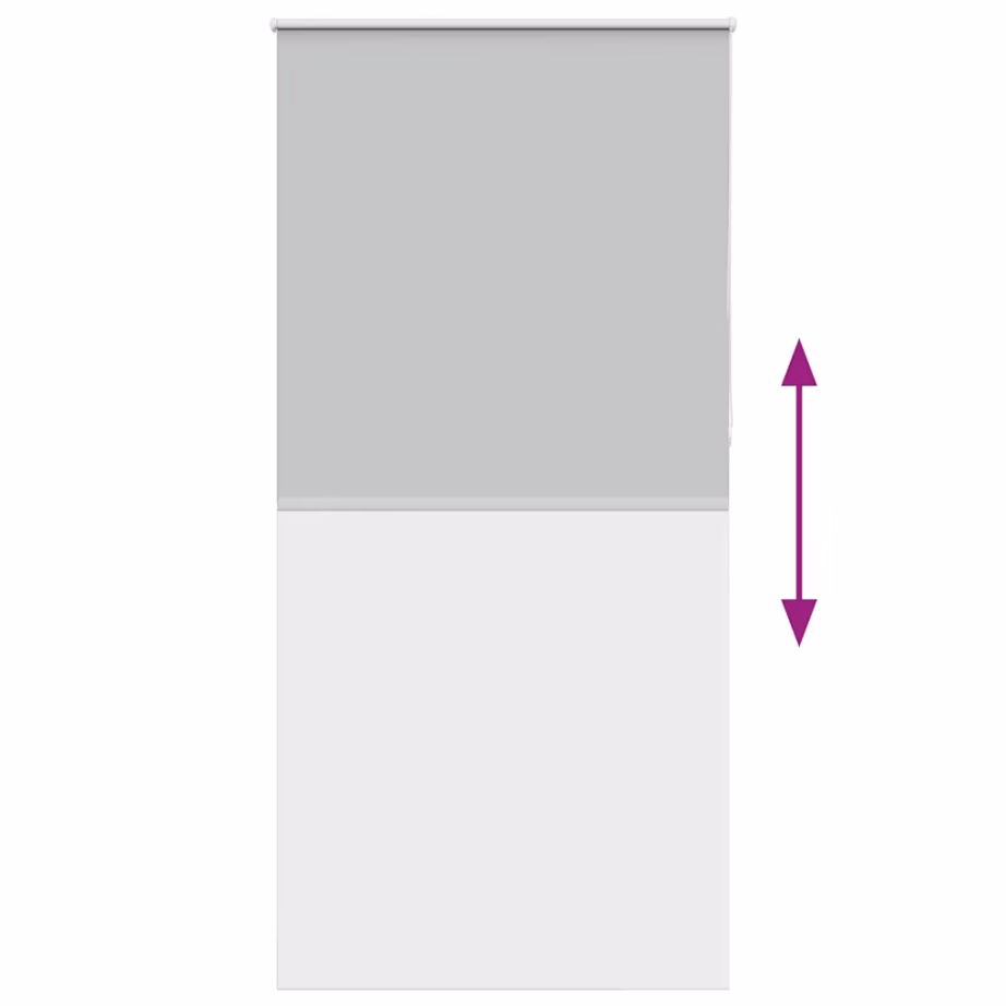 Pimendav ruloo privaatsuse ja valguse reguleerimiseks, helehall, 90 x 210 cm, 100% polüester – 9