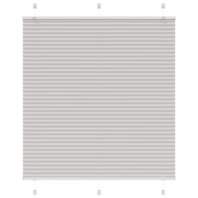 Plisseeritud ruloo privaatsuseks ja päikesekaitseks, helehall, 115 x 150 cm