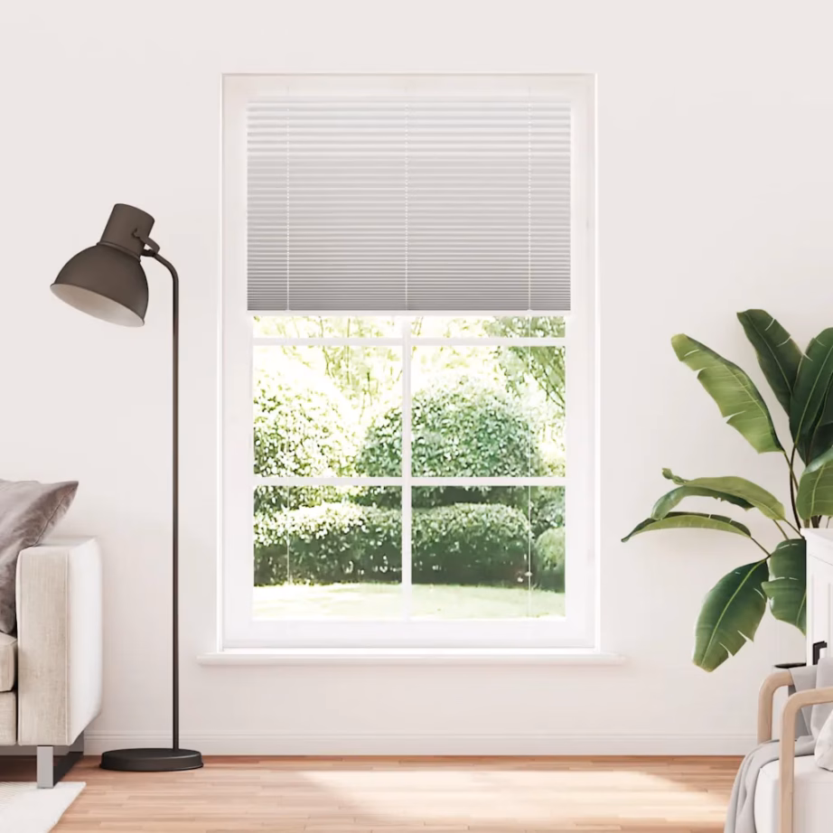 Plisseeritud ruloo, helehall, 120 x 200 cm, kanga laius 119,4 cm – 2