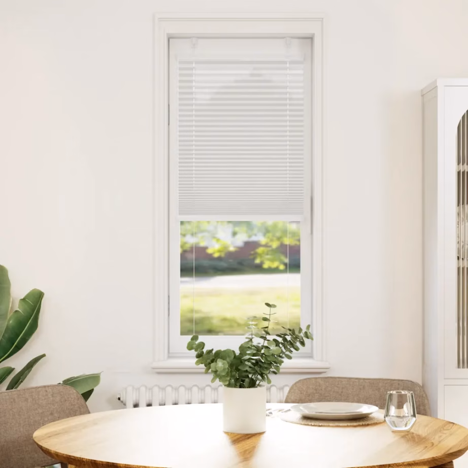 Plisseeritud ruloo, helehall, 40 x 150 cm, kanga laius 39,4 cm – 2