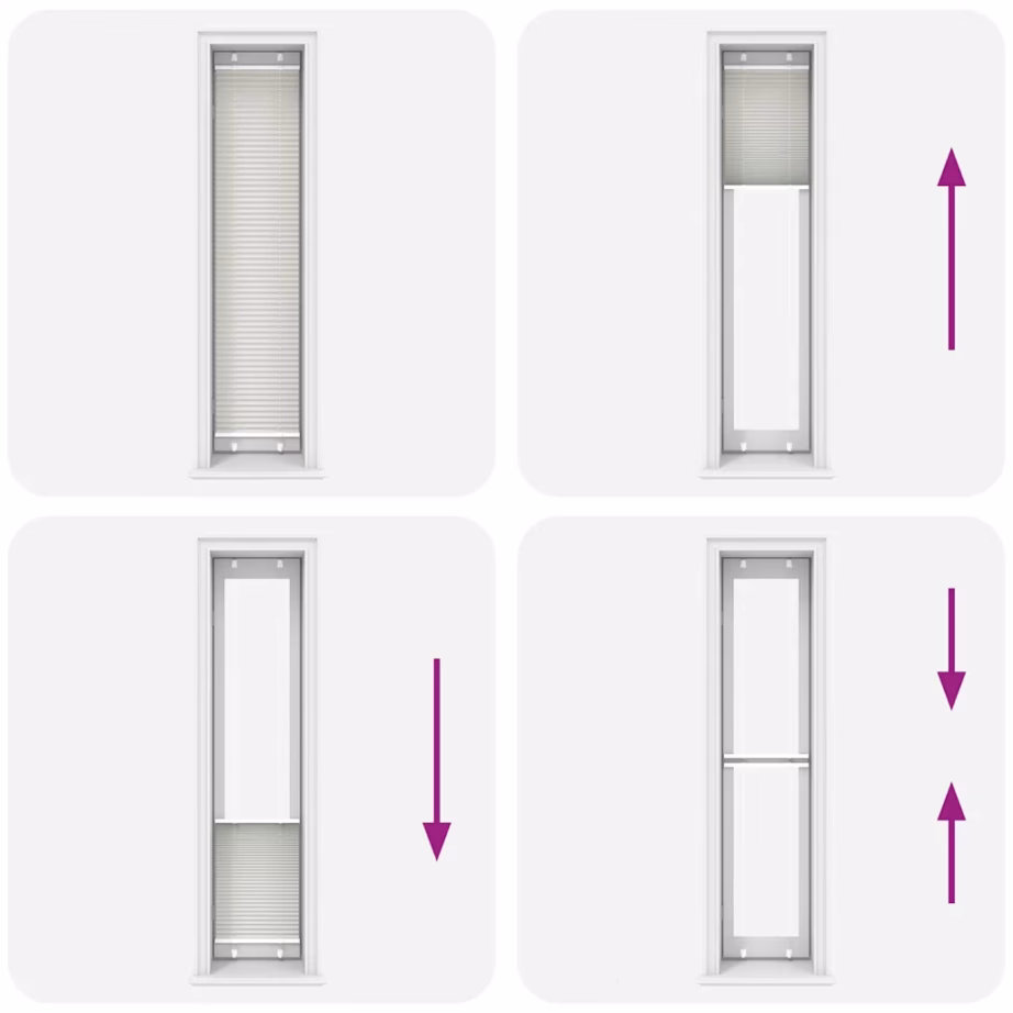 Helehall plisseeritud ruloo privaatsuseks, 40 x 200 cm, kruvi- ja klambrikinnitusega – 7
