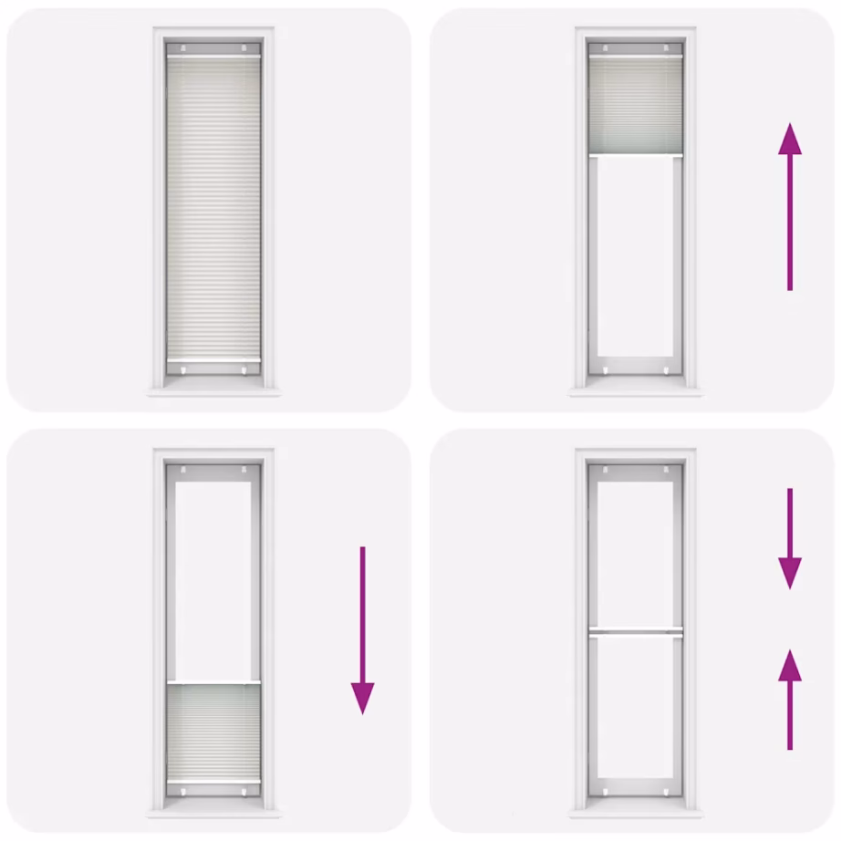 Plisseeritud ruloo, helehall, 65 x 200 cm, kanga laius 64,4 cm – 7