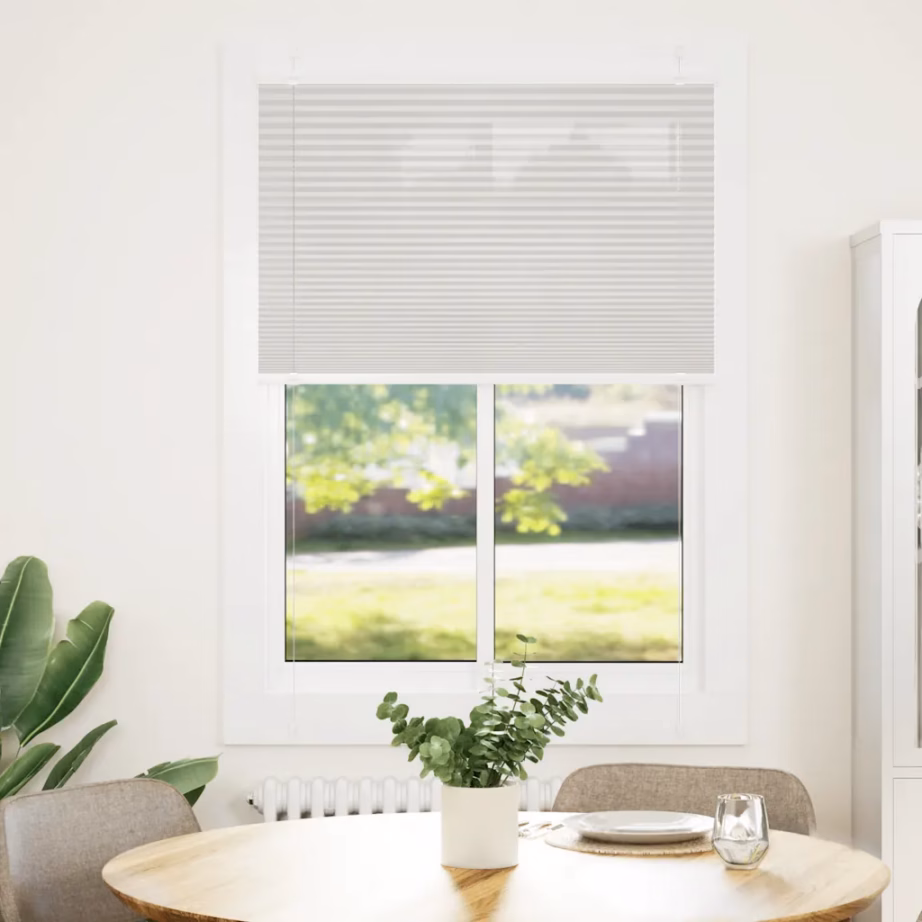 Helehall plisseeritud ruloo privaatsuseks, 85 x 100 cm, kahe paigaldusviisiga – 2