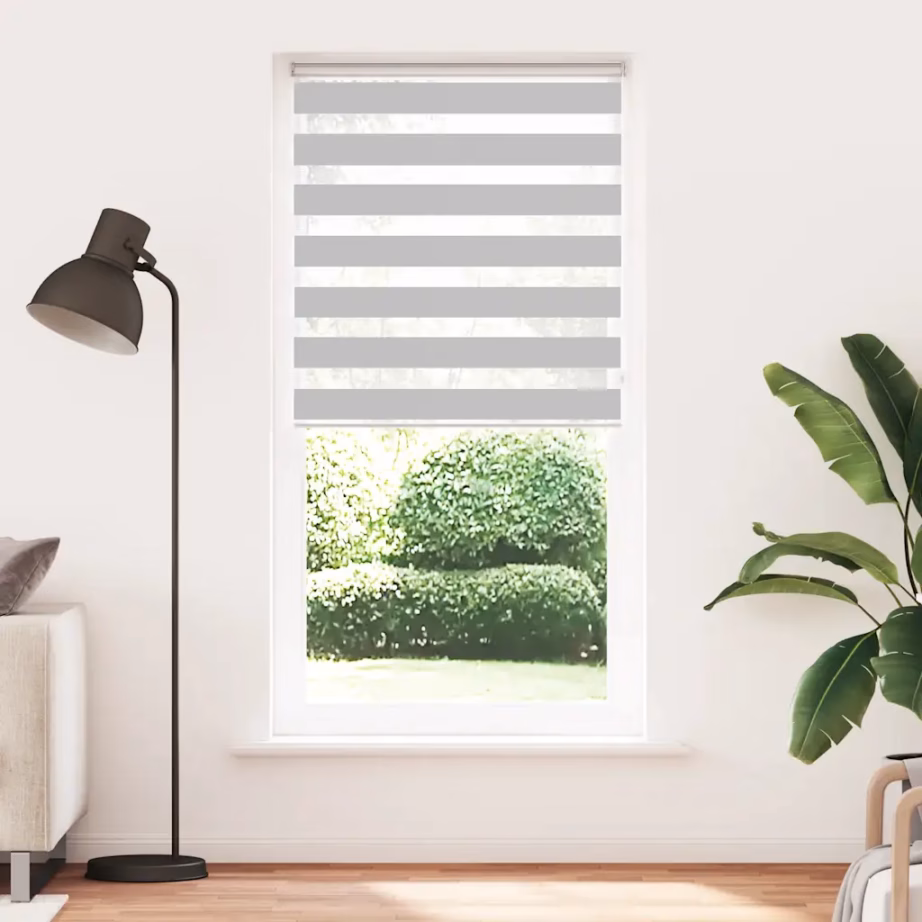 Helehall sebra ruloo, 105 x 230 cm, 100% polüester, kanga laius 100,9 cm - 2