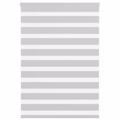 Helehall sebra ruloo privaatsuse ja valguse reguleerimiseks, 110 x 100 cm, polüester