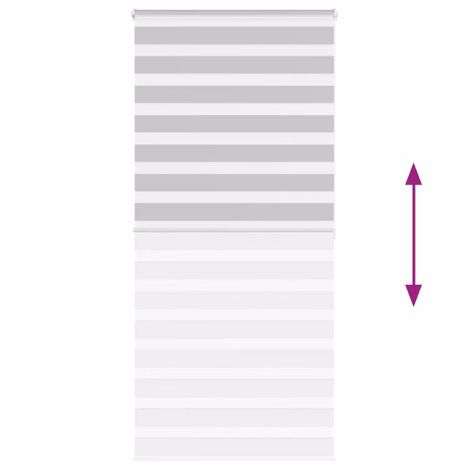 Helehall sebra ruloo kettmehhanismiga, 110 x 200 cm, 100% polüester – 5