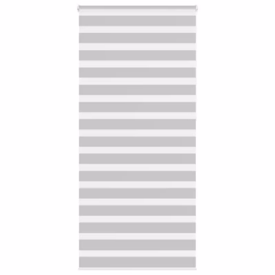 Helehall sebra ruloo privaatsuse ja valguse reguleerimiseks, 110 x 230 cm, 100% polüester, alumiiniumsiin
