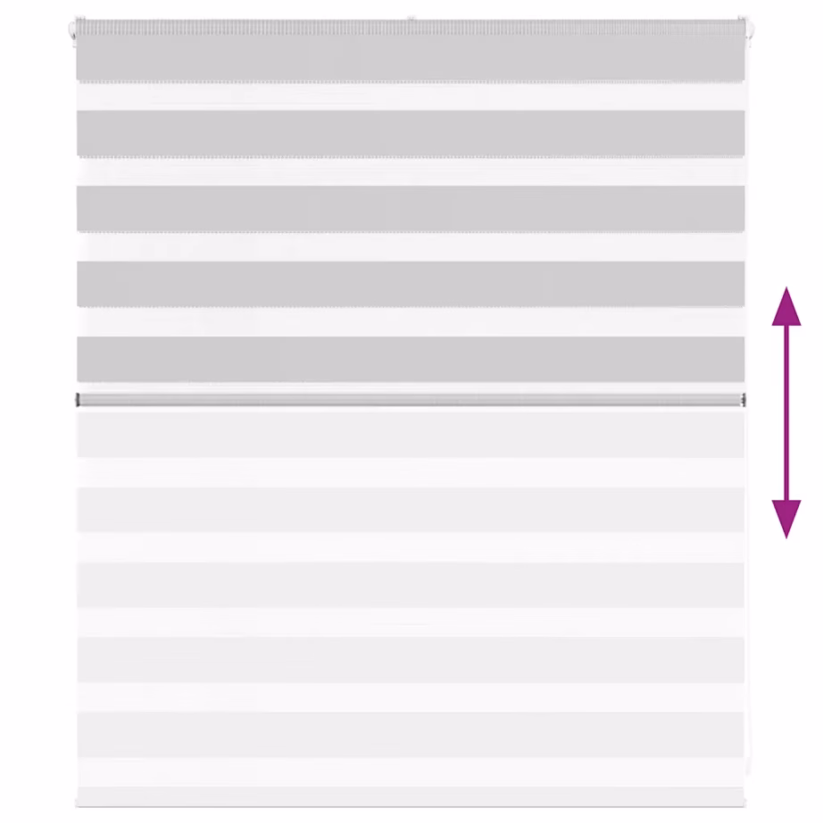 Helehall sebra ruloo triibulise kangaga, 125 x 100 cm, polüester – 5