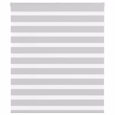 Helehall sebra ruloo ketiajamiga, 125 x 150 cm, kanga laius 120,9 cm, polüester