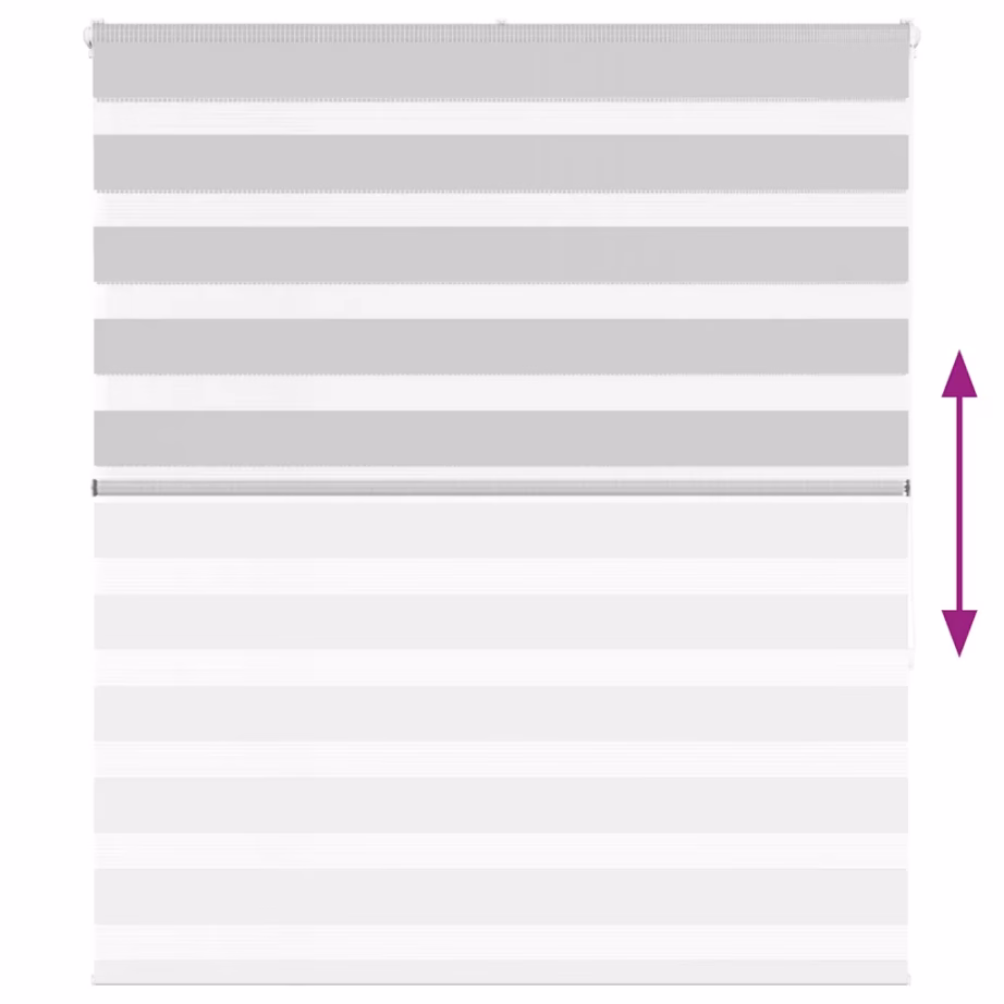 Helehall sebra ruloo kettmehhanismiga, 135 x 150 cm, polüester, kaks paigaldusviisi – 5