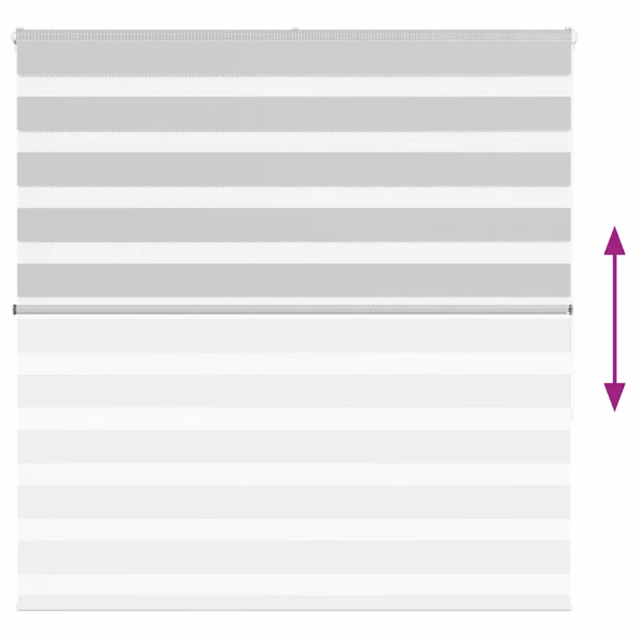 Helehall sebra ruloo privaatsuse ja valguse reguleerimiseks, 145 x 150 cm, polüester – 5