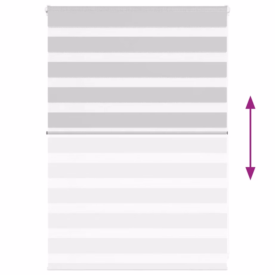 Helehall sebraruloo kettmehhanismiga, 100 x 100 cm, kanga laius 95,9 cm, polüester – 5