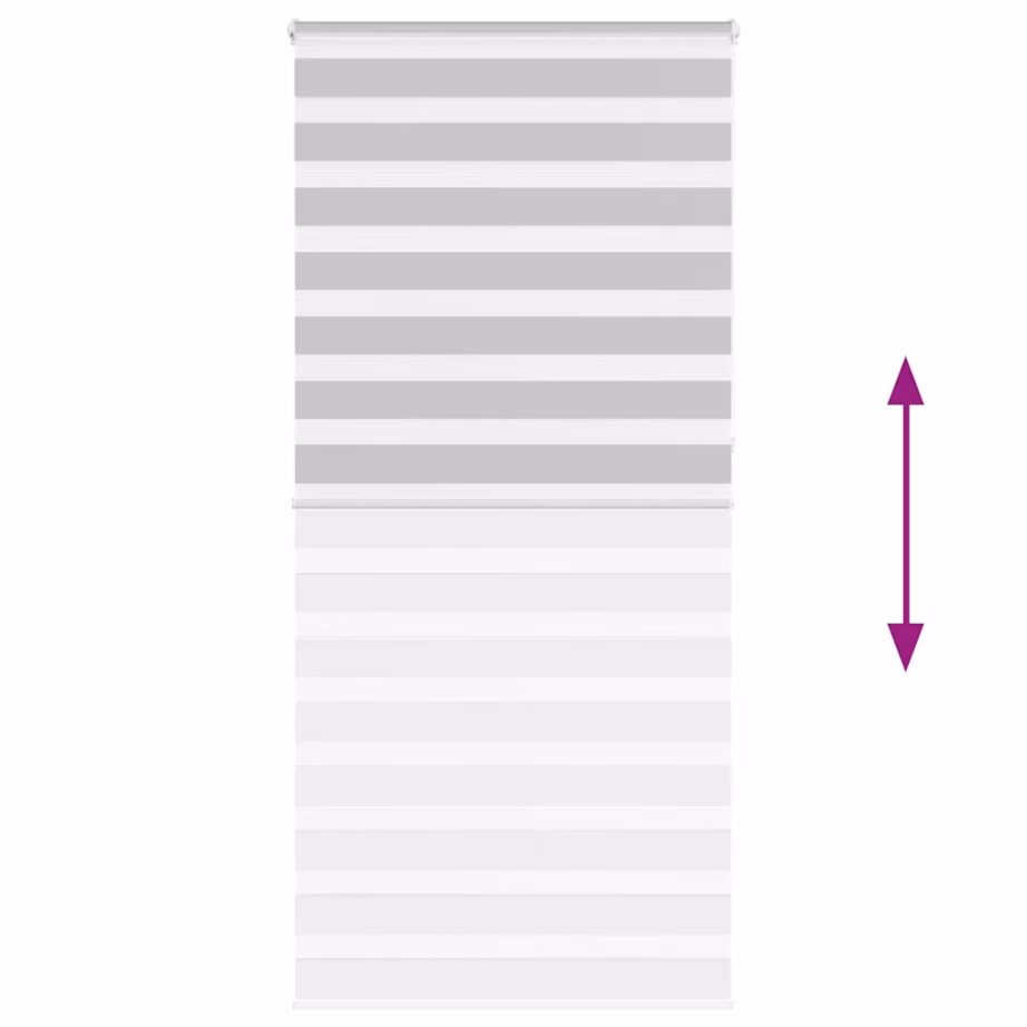 Helehall sebraruloo kettmehhanismiga, 100 x 230 cm, polüester – 5