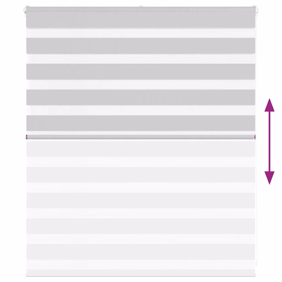 Helehall sebraruloo kettmehhanismiga, 135 x 100 cm, kanga laius 130,9 cm, 100% polüester – 5