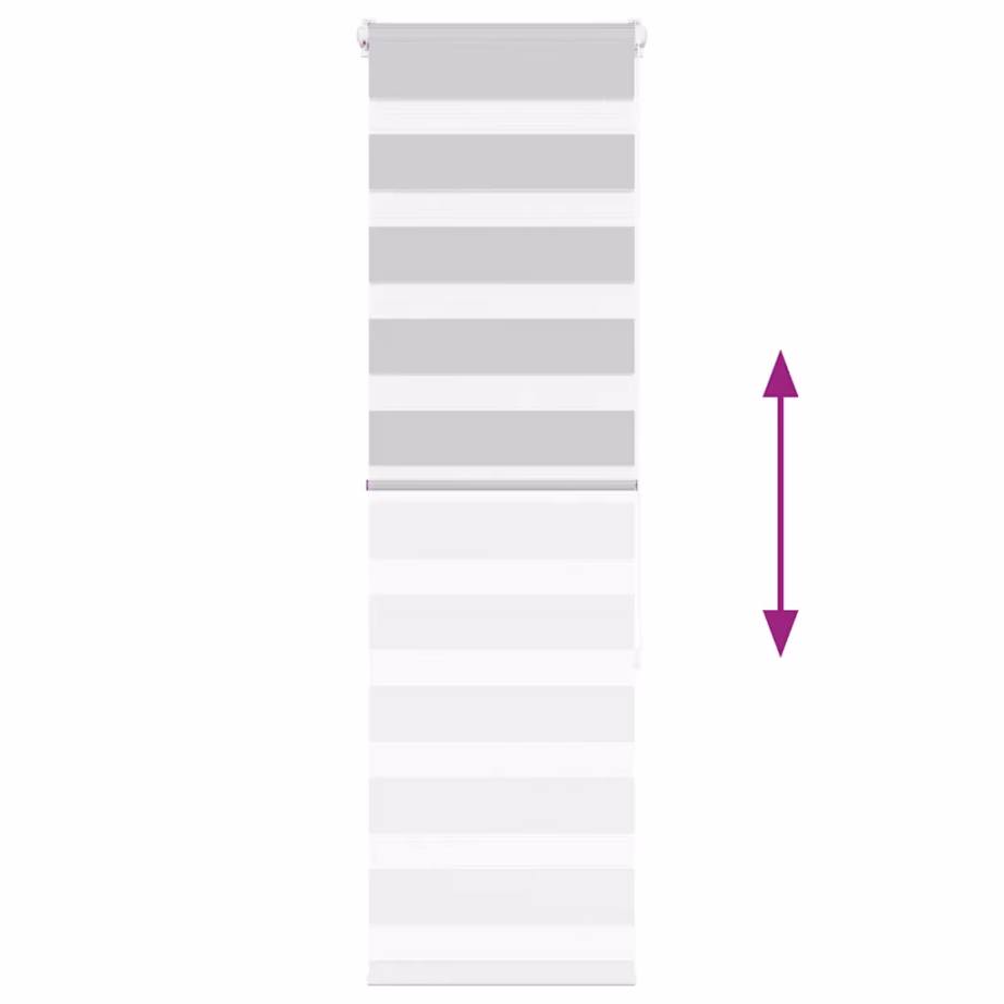 Helehall sebraruloo kettmehhanismiga, 50 x 150 cm, polüester, kanga laius 45,9 cm – 5