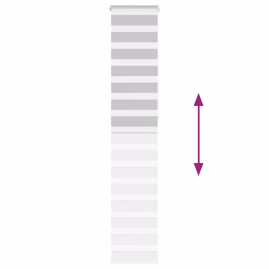 Helehall sebraruloo kettmehhanismiga, 50 x 230 cm, polüester – 5