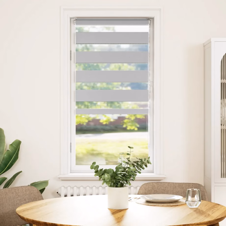 Helehall sebraruloo päev-öö funktsiooniga, kettmehhanism ja kaks paigaldusviisi, 60 x 100 cm – 2