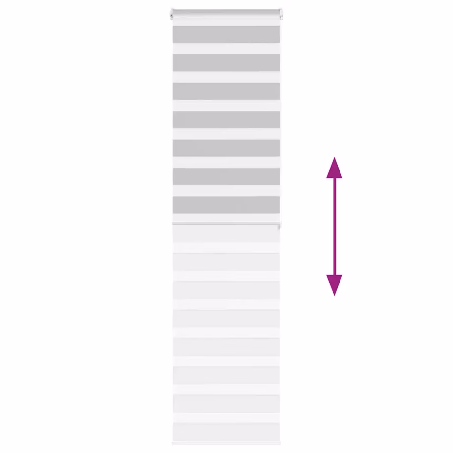 Helehall sebraruloo päev-öö, 60 x 200 cm, 100% polüester – 5