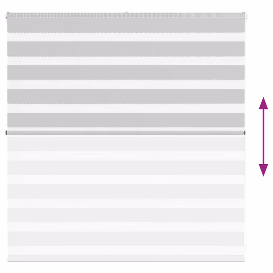 Helehall triibuline päev-öö ruloo, 150 x 100 cm, polüester – 5