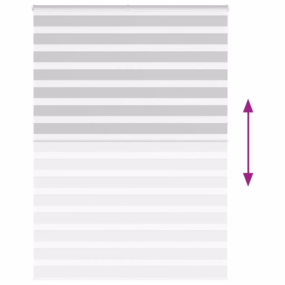 Helehall triibuline päev-öö ruloo 160 x 230 cm, polüester – 5