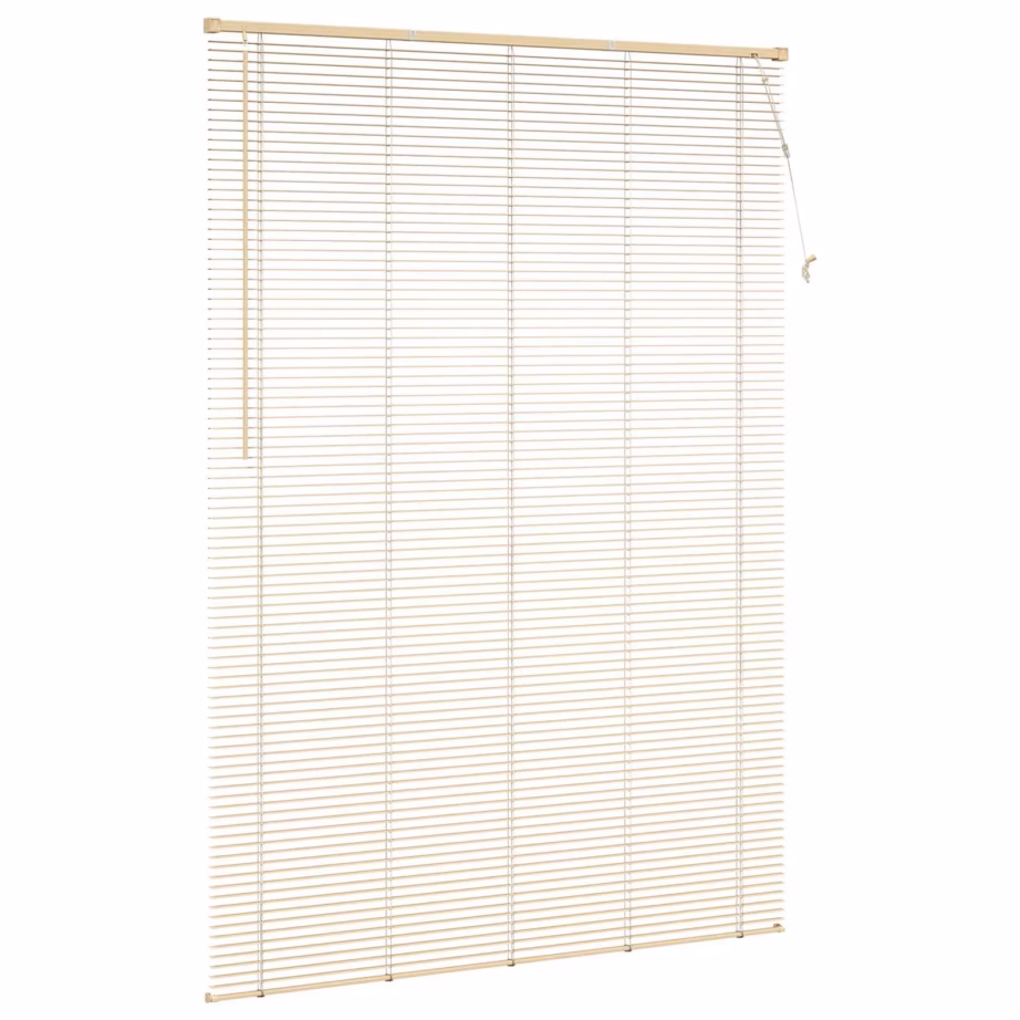 Reguleeritav PVC Veneetsia ruloo, helepruun mustriga, 213 x 140 cm - 5