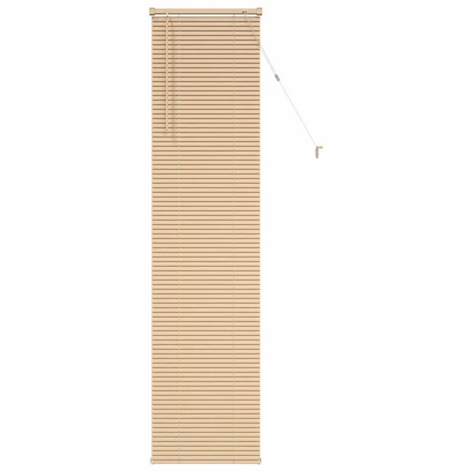 Reguleeritav Veneetsia ruloo, helepruun mustriga PVC, 213 x 40 cm - 2