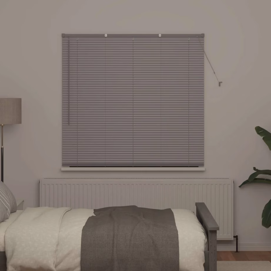 Alumiiniumist Veneetsia ruloo, hõbedane, 175 x 150 cm – 3