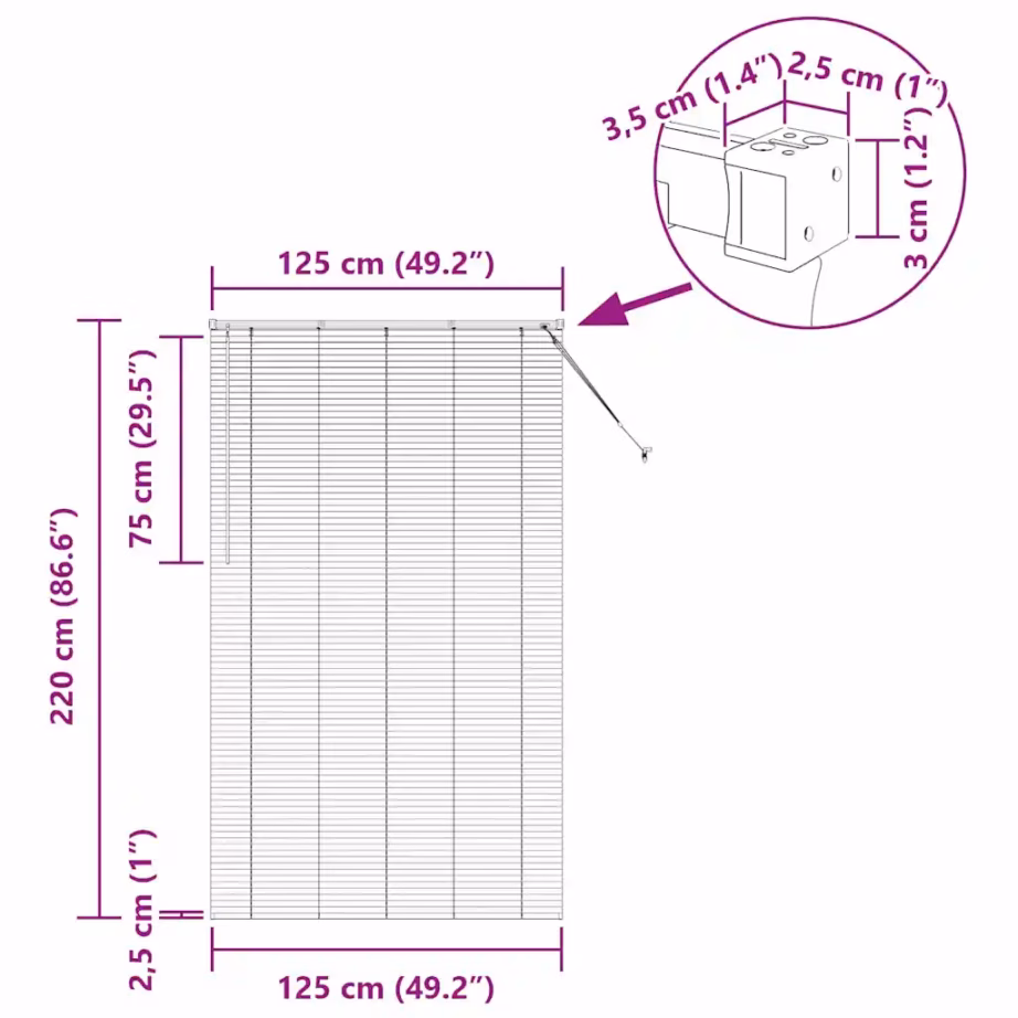 Veneetsia ribakardin aknale, hõbedane alumiinium, 220 x 125 cm – 13