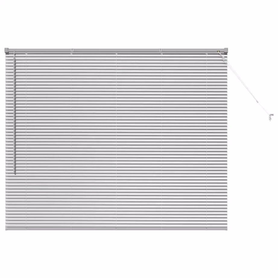 Alumiiniumist Veneetsia ruloo, hõbedane, 130 x 155 cm – 2