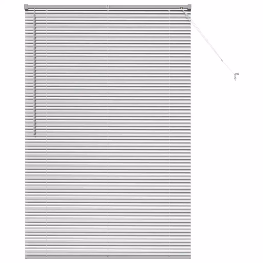 Hõbedane alumiiniumist Veneetsia ruloo, 175 x 110 cm – 2