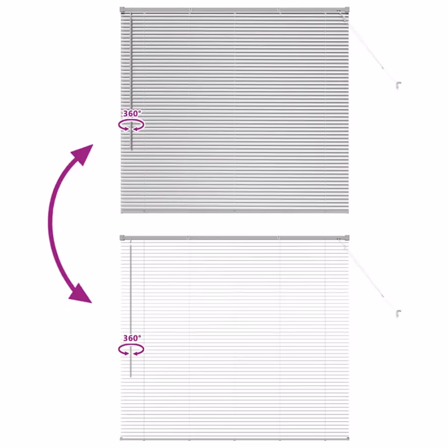 Veneetsia ribakardin, hõbedane alumiinium, 130 x 150 cm – 11