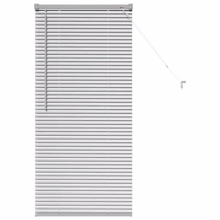 Hõbedane alumiiniumist Veneetsia ruloo, 130 x 60 cm – 2