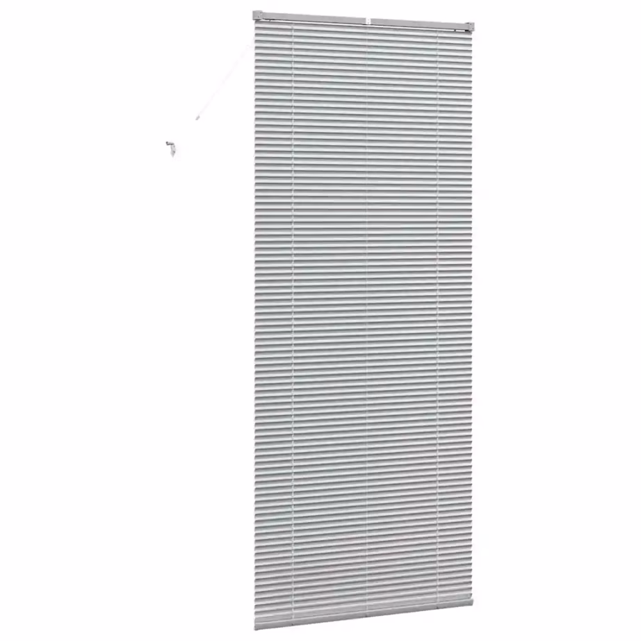 Veneetsia ruloo, hõbedane alumiinium, 220 x 90 cm - 7