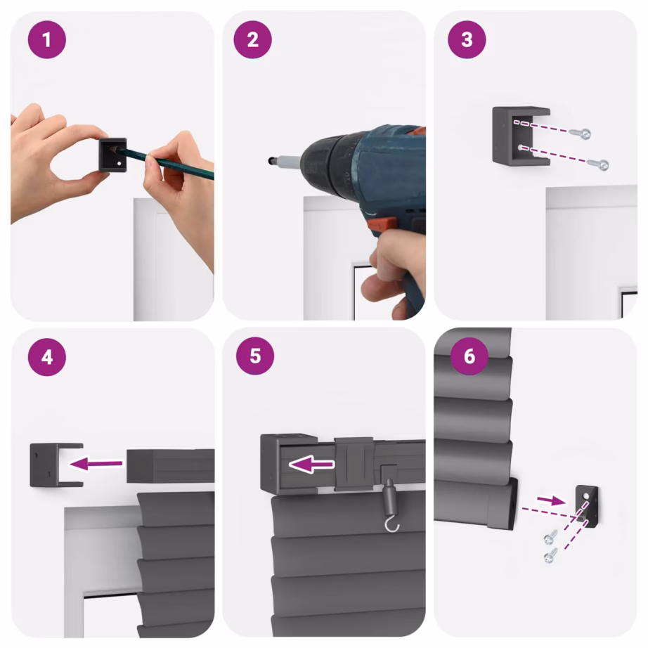 Veneetsia ruloo aknale, reguleeritav, hõbehall PVC, 150 x 50 cm – 13