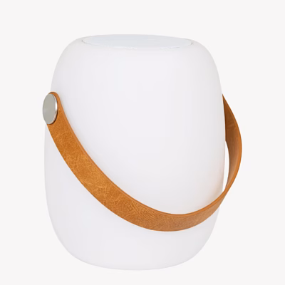 Juhtmevaba rihmaga LED-lamp Bluetooth-kõlariga, valge Cardiff