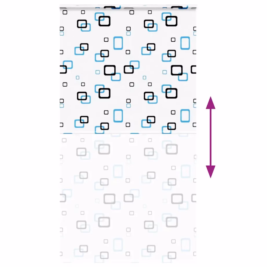 Duširuloo kassetiga, PEVA, mitmevärviline muster, 130 x 240 cm – 5