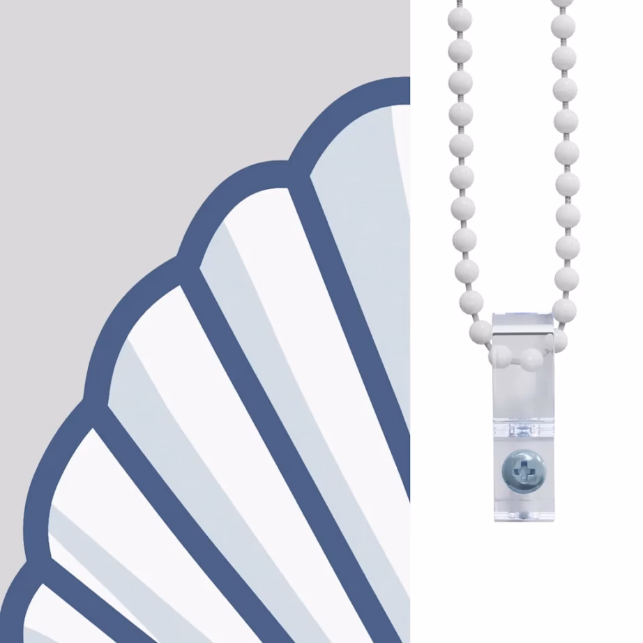 Kassetiga duširuloo meretähe mustriga, PEVA, 110 x 240 cm – 7