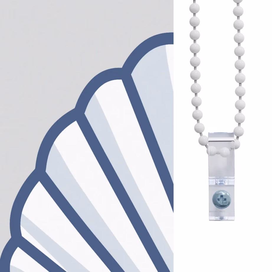 Veekindel kassetiga duširuloo meretähe mustriga, 90 x 240 cm, kanga laius 86 cm – 7