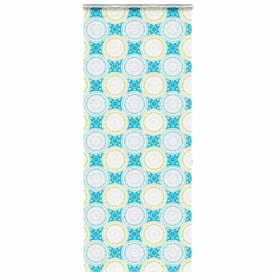 Kassetiga duširuloo ornamentmustriga, mitmevärviline PEVA, 90 x 240 cm