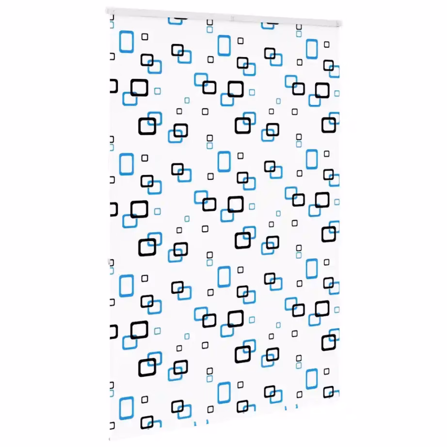 Kassetiga duširuloo kettmehhanismiga, PEVA, mustriga, 150 x 240 cm – 4