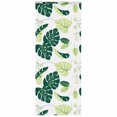 Kassetiga duširuloo rohelise lehemustriga, PEVA, 100 x 240 cm