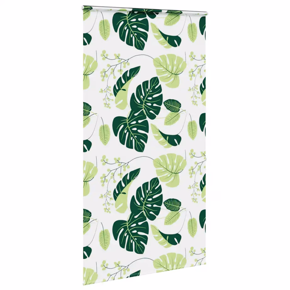 Kassetiga duširuloo roheliste lehtede mustriga, PEVA, 120 x 240 cm – 3