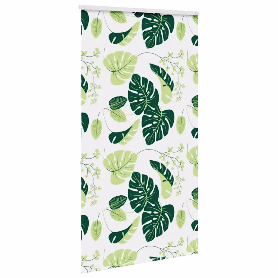 Kassetiga duširuloo roheliste lehtede mustriga, PEVA, 120 x 240 cm – 4