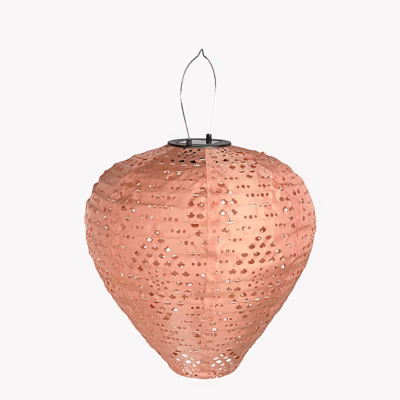 Laetav LED aialatern integreeritud päikesepaneeliga, roosa Greatham