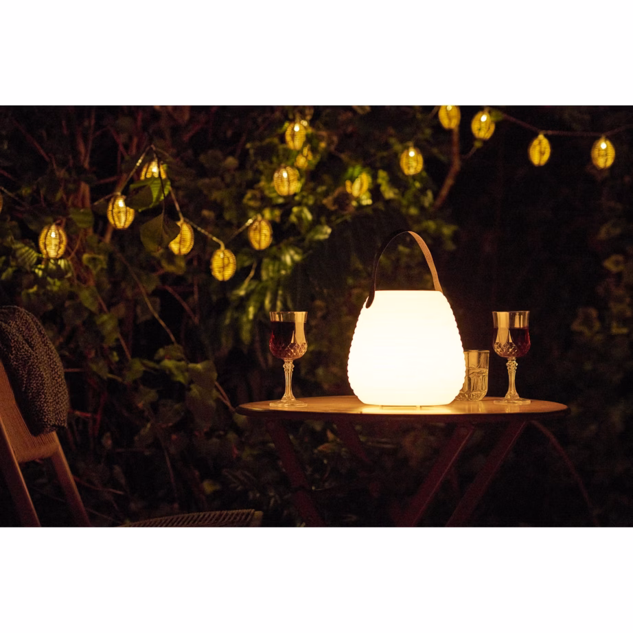 Laetav LED-õuevalgusti Derry, valge, USB-C kaabliga – 7