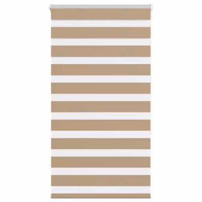 Päev-öö triibuline sebraruloo, liivapruun, 75 x 150 cm, polüester