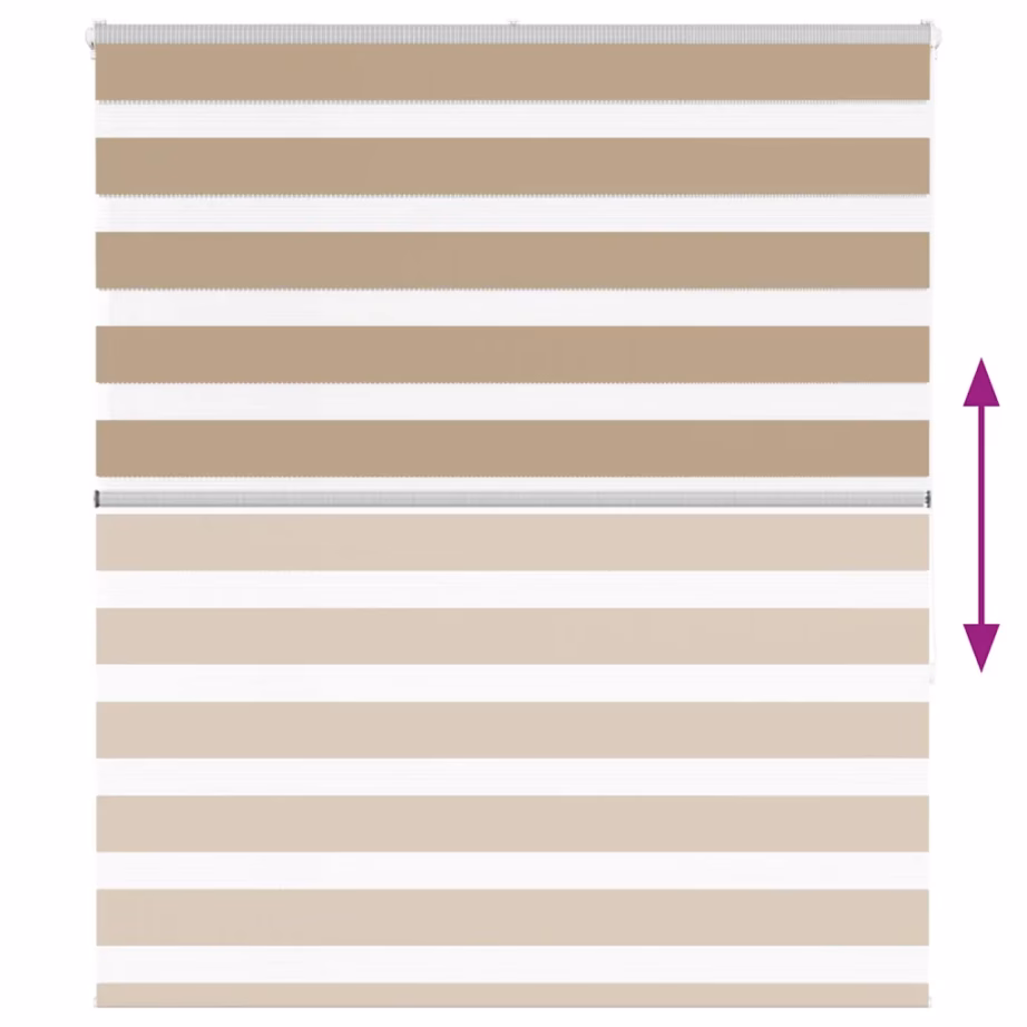 Liivapruun sebraruloo kettmehhanismiga, 135 x 150 cm, polüester – 5