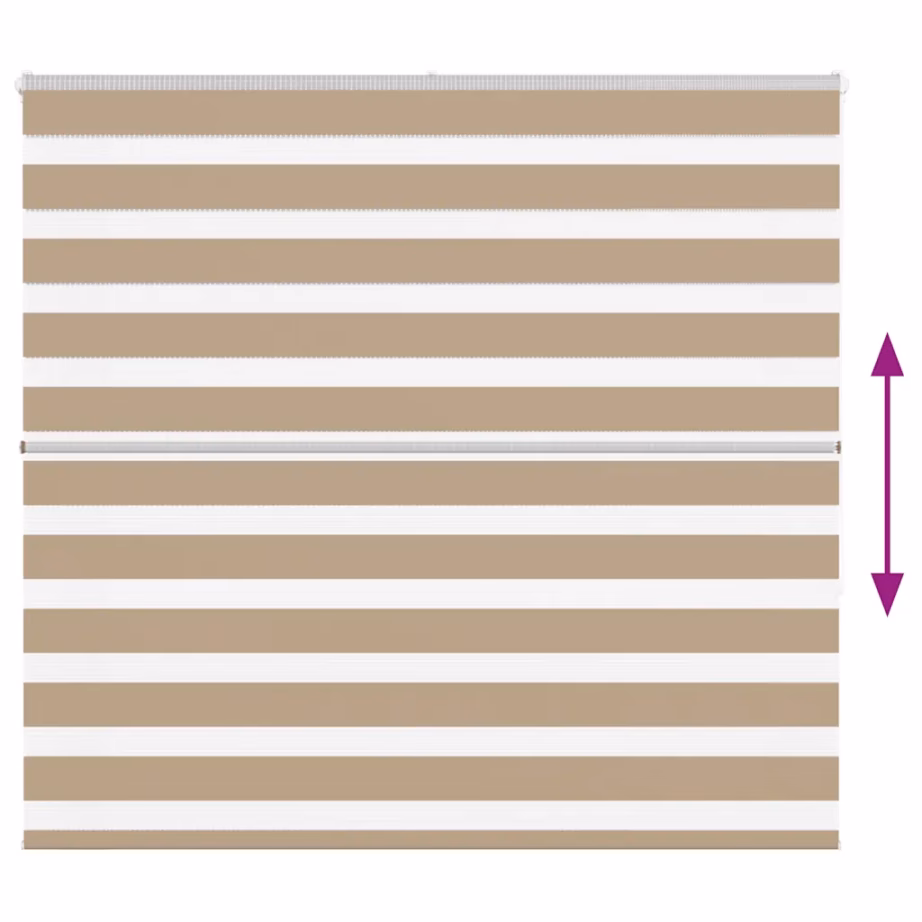 Liivapruun sebraruloo kettimehhanismiga, 155 x 150 cm, 100% polüester – 5