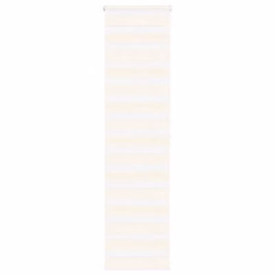 Marmorbeež sebra ruloo kettmehhanismiga, 65 x 200 cm, 100% polüester, alumiiniumsiiniga