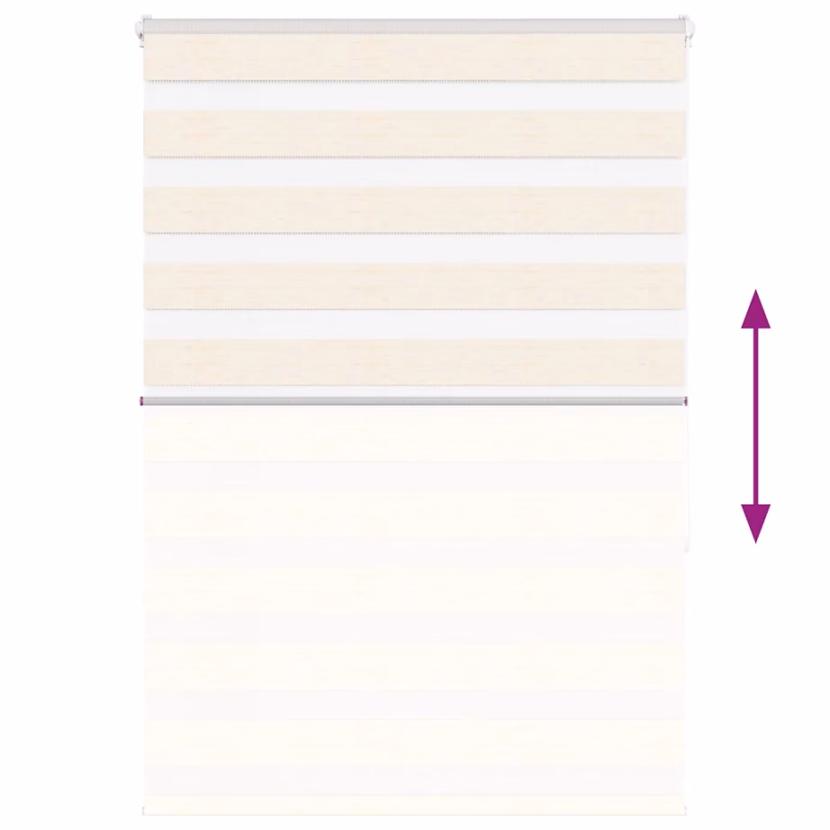 Marmorbeež päev ja öö sebraruloo kettmehhanismiga, 100 x 150 cm, polüester – 5